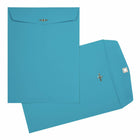 JAM Paper Coloured Envelopes with Clasp - 9" x 12" - Blue - 50 Pack-Size: 9 x 12 inches