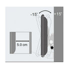 Techly Tilting TV Wall Mount, 23-55 ", (ICA-PLB 131M)-Supports VESA up to 400x400 mm