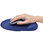 DAC MP-123 “Racetrack” Super-Gel Mouse Pad / Wrist Rest - 9-3/4" x 8-1/4" x 1-1/4" - Blue-Helps keep your wrists ergonomically positioned