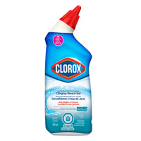 Clorox Clinging Bleach Gel Disinfecting Toilet Bowl Cleaner - 709 mL-Wide dispensing nozzle provides complete coverage with just one easy squeeze