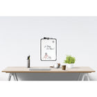 Quartet Vinyl Wrap Magnetic Dry-Erase Board - 12"H x 9"W - Black-Dry-erase board can be mounted horizontally or vertically