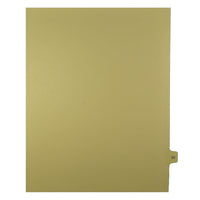 Mark Maker Legal Exhibit Index Tab Buff Single Tabs, 1/15th Cut, Letter Size, No Holes, Number 58, 25 Pack-Buff Single Tabs, 1/15th Cut