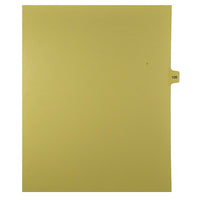 Mark Maker Legal Exhibit Index Tab Buff Single Tabs, 1/15th Cut, Letter Size, No Holes, Number 126, 25 Pack-Buff Single Tabs, 1/15th Cut
