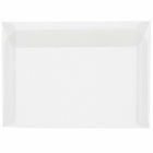 JAM Paper Booklet Translucent Vellum Envelopes - 9" x 12" - Clear - 25 Pack -Colour: Clear