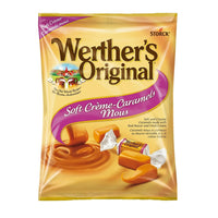Werther's Original Soft Creme Caramels 128g-Soft & Creamy Caramels made with Real Butter & Fresh cream