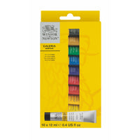 Winsor & Newton Galeria Acrylic Paint Tube Set - 10 x 12ml-Acrylic