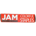 JAM Paper Standard Size Colourful Staples, Red, 5 Pack (335reg)-4