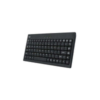 Adesso EasyTouch 110, Mini Keyboard, Black-Less than 12" wide for space saving