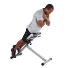 Stamina Hyperextension Bench 2014 - Black-Folds for storage