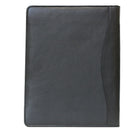 Ashlin AFONSO Zippered Portfolio, SmartPhone Pocket, 2 Pen Loops., Black-Front panel has a slide in pocket, to hold loose documents or papers.