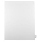 Mark Maker Legal Exhibit Index Tab White Single Tabs, 1/25th Cut, Letter Size, No Holes, Number 199, 25 Pack-White Single Tabs, 1/25th Cut
