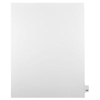 Mark Maker Legal Exhibit Index Tab White Single Tabs, 1/25th Cut, Letter Size, No Holes, Number 199, 25 Pack-White Single Tabs, 1/25th Cut
