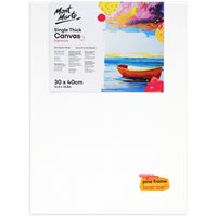 Mont Marte Studio Single-Thick Canvas - Pine Frame - 11.8" x 15.8" - 5 Pack-280 studio cotton duck canvas