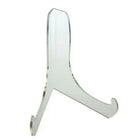 Eddie's Plate & Bowl Easels - 12" H x 8-3/4" W x 7-1/4" D - Acrylic - 4 Pack-Acrylic