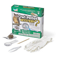 Hand2Mind Owl Pellet Mystery Science Lab Kit - Multicolor-The 10 kids STEM experiments and 8 real lab tools allow your kids to explore the science behind animal biology. The kids can perform science experiments and discover what it's like to be a wildlife biologist or veterinarian. STEM kits are a fun way to work and learn through purposeful science-based play.
