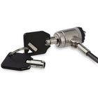 StarTech Keyed Cable Lock with Push-to-Lock Button for Laptops-Protect your laptop or other device against theft with this keyed cable lock