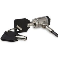 StarTech Keyed Cable Lock with Push-to-Lock Button for Laptops-Protect your laptop or other device against theft with this keyed cable lock