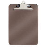 Westcott Letter Size Smoke Plastic Clipboard-Letter size clipboard is perfect for any activity