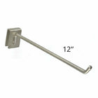 Azar Displays Heavy Duty Hooks, 12", 10 Pack (300912-10 PACK)-Nickel metal