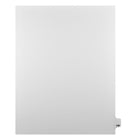 Mark Maker Legal Tabs - Letter Size - White - 1/25th cut - 25 tabs per package - 5 packages Pack - Number 149-White Single Tabs