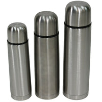 Cathay Importers Stainless Steel Bottles - 3 Pack-Vacuum insulation and double wall stainless steel keeps your beverage hot or cold for hours