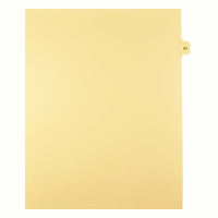 Mark Maker Legal Tabs - Letter Size - Buff - 1/15th cut - 25 tabs per package - 5 packages Pack - Number 63-Buff SingleTabs