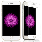 Akiko Iphone 6 Plus 5.5" Screen Tempered Glass Protector, White-Anti-Chip Rounded Edge (2.5D Polished Edges) Improves Gliding and Grip Experience.