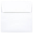 JAM Paper 6 x 6 Square Foil Lined Envelopes, White with Red Lining, 100 Pack (3244690g)-Size: 6" x 6"