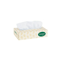 Surpass 8" x 8.3" Facial Tissue, White, 60 Pack-White