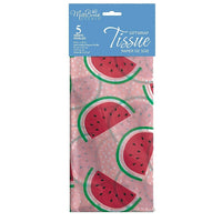 MillBrook Studio Printed Tissue, Watermelon Pattern, 12 Pack (93072)-Tissue Paper