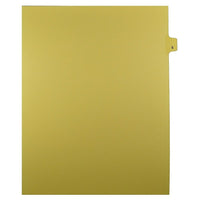 Mark Maker Legal Exhibit Index Tab Buff Single Tabs, 1/25th Cut, Letter Size, No Holes, Number 5, 25 Pack-Buff Single Tabs, 1/25th Cut