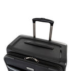 Bugatti Nashville 25.25" Hybrid Hardside/Softside Spinner Check-in Luggage - Black-Practical pockets to store your items securely and tightening straps