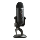 Logitech Blue Yeti USB Condenser Microphone - Blackout-Custom three-capsule array: This professional USB mic produces clear, powerful, broadcast-quality sound for YouTube videos, Twitch game streaming, podcasting, Zoom meetings, music recording and more