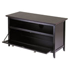 Winsome Zuri TV Stand, Espresso-Contemporary TV stand features clean design and maximum storage