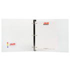 JAM Paper Standard 2" 3-Ring Flexible Poly Binder - Clear -Quantity: Sold Individually, Made to be long lasting and resist tearing or bending, easy to clean