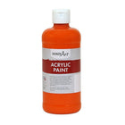 Handy Art Student Acrylic Paint Chrome Orange 16oz, 3 Pack (RPC101025)-Acrylic paint