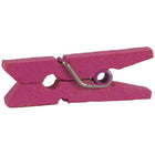 JAM Paper Wood Clothing Pin Clips, Small 7/8, Fuchsia Pink, 3 Packs of 50, 150 Total (230729139g)-4