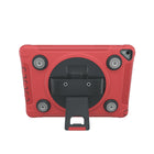 CTA Digital Magnetic Splash-Proof Case with Metal Mounting Plates for iPad Gen 7 and 8, Air 3 and 10.5" Pro - Red-Full access to charge port, speakers, and home button