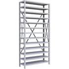 Metalware RK243 Boltless Shelving Unit, 13-Shelves, 36" x 18" x 76", Light Grey-Adjustable shelving system that provides high strength, yet economical storage capacity for your needs