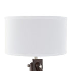 Union & Scale Essentials LED Table Lamp - Espresso/White-Voltage: 110V-120V