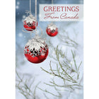 Christmas Cards, Greetings & Best Wishes from Canada, 18 Pack-All cards are individually cello wrapped