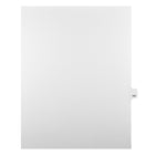 Mark Maker Legal Tabs - Letter Size - White - 1/25th cut - 25 tabs per package - 5 packages Pack - Number 141-White Single Tabs