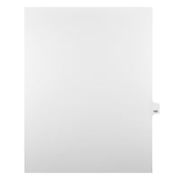 Mark Maker Legal Tabs - Letter Size - White - 1/25th cut - 25 tabs per package - 5 packages Pack - Number 141-White Single Tabs