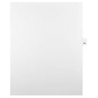 Mark Maker Legal Exhibit Index Tab White Single Tabs, 1/25th Cut, Letter Size, No Holes, Number 161, 25 Pack-White Single Tabs, 1/25th Cut