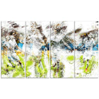 Designart European Football Canvas Art Print, (PT2566-271)-Print
