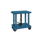 Wesco Hydraulic Work Table, Platform Dimensions: 36" L x 24" W, Capacity: 4000 Lbs., Raised Height: 59" (260066)-Platform Dimensions: 36" L x 24" W