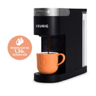 Keurig K-Slim Single Serve K-Cup Pod Coffee Maker - With MultiStream Technology - Black-Multiple cup water reservoir: removable 1.36 l reservoir lets you brew up to 4 cups before refilling.