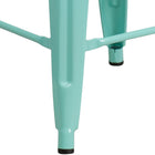 Flash Furniture Commercial Grade 24" High Backless Mint Green Indoor-Outdoor Counter Height Stool-Stack Quantity: 10