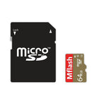 MFLASH 64GB UHS-III MicroSD 4K U3 2-in-1 with Adapter-MicroSD Card & SD Adapter