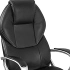 Xtech - Chaise de bureau exécutive Montpellier avec accoudoirs - Noir-Recommandé pour une utilisation intensive de 6 à 8 heures par jour